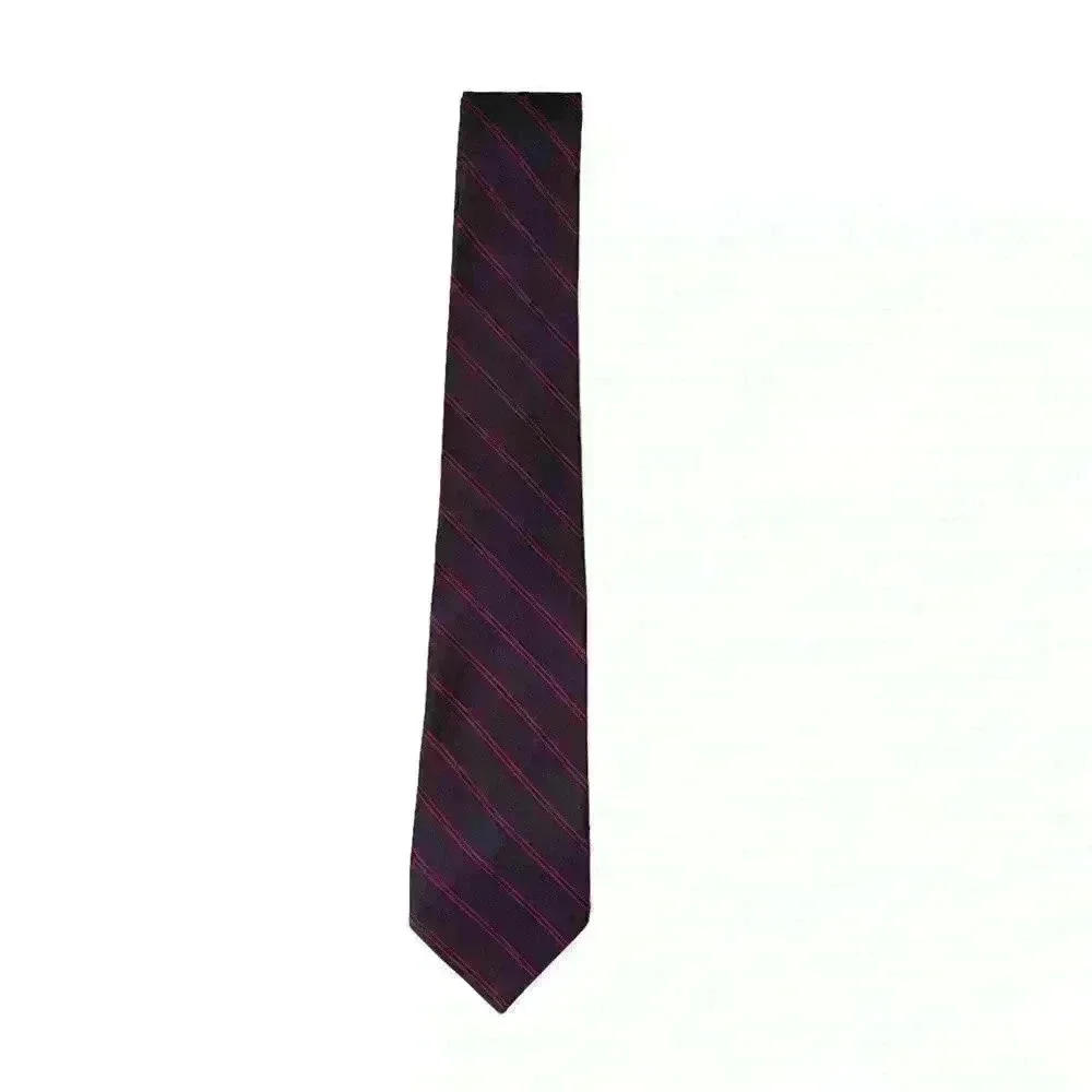 Tai Tsin Men’s Striped Pure Silk Tie